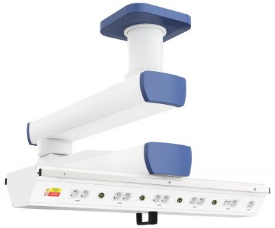 Потолочная медицинская консоль двухплечевая CADUCEUS C2E-AL