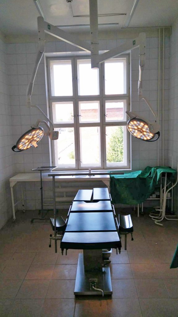 ОГБУЗ “Губкинская ЦРБ” Светильник потолочный двух купольный Паналед 120/120